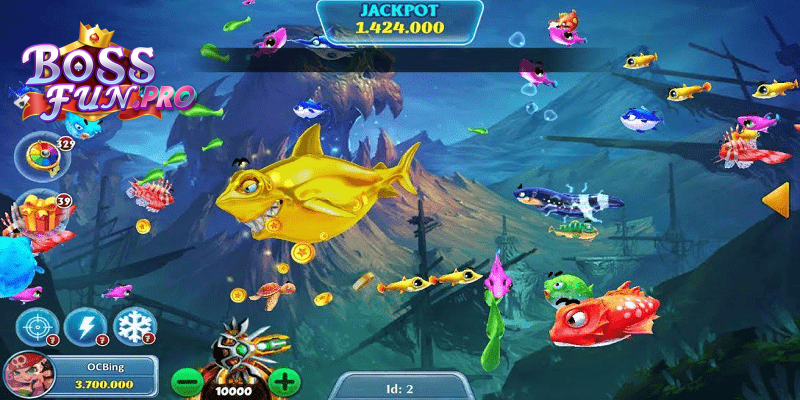 Game bắn cá Bossfun sở hữu đồ họa siêu đẹp mắt